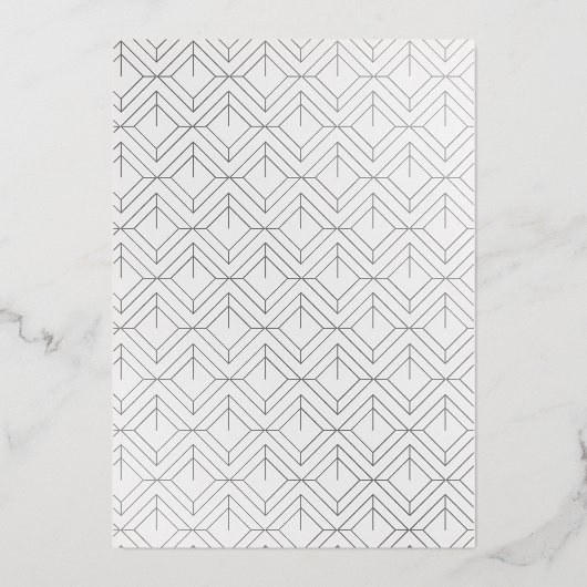 フォトスエレガントクリプト日付の保存 箔シーズンカード (裏面)