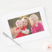 フォトスカスタムテパーソナライズされたィッカーシートの作成 長方形シール (封筒)