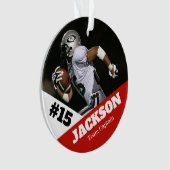 フォトスカスタムポーツ記念オーナメントサッカー オーナメント (正面)