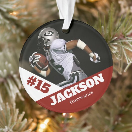 フォトスカスタムポーツ記念オーナメントサッカー オーナメント (ツリー)