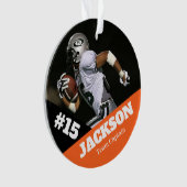 フォトスカスタムポーツ記念オーナメントサッカー オーナメント (正面)