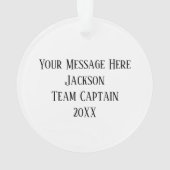 フォトスカスタムポーツ記念オーナメントサッカー オーナメント (裏面)