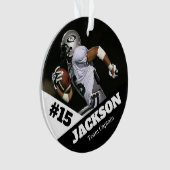 フォトスカスタムポーツ記念オーナメントサッカー オーナメント (正面)