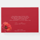 フォトスカーレットペタルエレガンス付き ゲストブック (裏面)