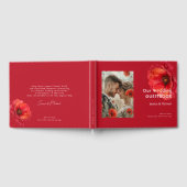 フォトスカーレットペタルエレガンス付き ゲストブック (全面)