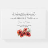 フォトスカーレット花弁セレナーデ付き ゲストブック (裏面)