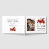 フォトスカーレット花弁セレナーデ付き ゲストブック (全面)