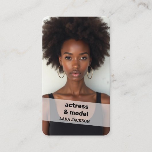 フォトスキャン可能なQR 名刺 (正面)