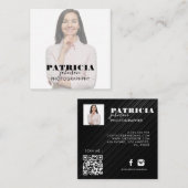 フォトスクウェア名刺 スクエア名刺 (正面/裏面)