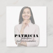 フォトスクウェア名刺 スクエア名刺 (正面)