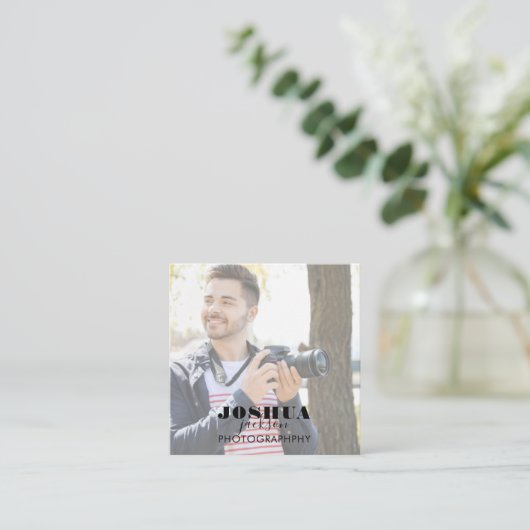 フォトスクウェア名刺 スクエア名刺 (スタンド正面)