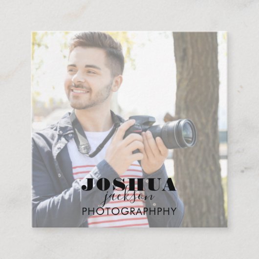 フォトスクウェア名刺 スクエア名刺 (正面)