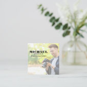 フォトスクウェア名刺 スクエア名刺 (スタンド正面)