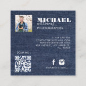 フォトスクウェア名刺 スクエア名刺 (裏面)