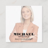 フォトスクウェア名刺 スクエア名刺 (正面)