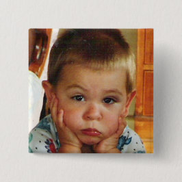 フォトスクエアパーソナライズされたカスタムボタン 缶バッジ