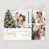 フォトスクエレガントリッモダント新年 シーズンポストカード (正面)