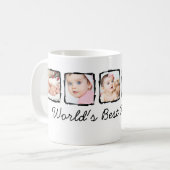 フォトスクライブパーソナライズされた最高のフレーム コーヒーマグカップ (正面左)