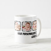 フォトスクライブフレームパーソナライズされた コーヒーマグカップ (正面右)