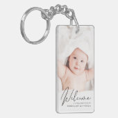 フォトスクリプトの誕生のお知らせ キーホルダー (正面左)