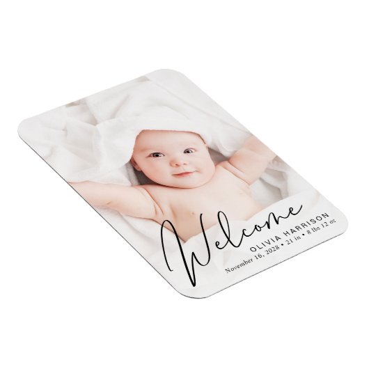 フォトスクリプトの誕生のお知らせ マグネット (右側)