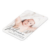 フォトスクリプトの誕生のお知らせ マグネット (左側)