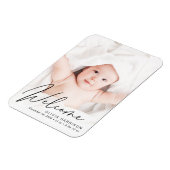 フォトスクリプトの誕生のお知らせ マグネット (左側)