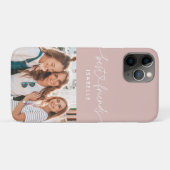 フォトスクリプトガーリーおもしろいタイポグラフィの友人 Case-Mate iPhoneケース (裏面(横))