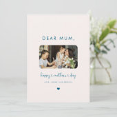 フォトスクリプトミニマルハートハッピーマザーズの日 カード (スタンド正面)