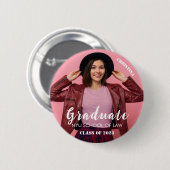 フォトスクリプトモダンの卒業 缶バッジ (正面&裏面)