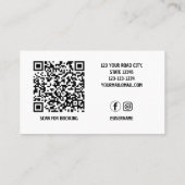 フォトスクリプトモダンソーシャルメディア 名刺 (裏面)