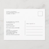 フォトスクリプトモダン卒業2025 案内ポストカード (裏面)