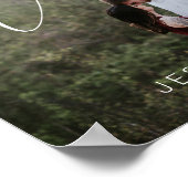 フォトスクリプト結婚のウェルカムサインポスター ポスター (角)