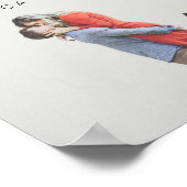 フォトスクリプト結婚のウェルカムサインポスター ポスター (角)