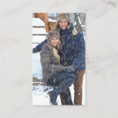 フォトスクリプトQRコードエレガントRSVPカード エンクロージャーカード (裏面)