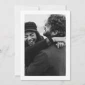 フォトスクリプミニマルトのブライダルシャワーへの招待 招待状 (裏面)