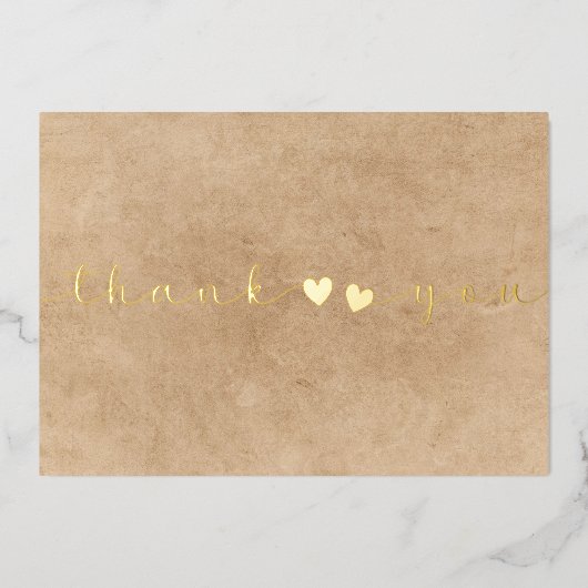 フォトスクリプミニマルトを追加素朴ありがとう 箔シーズンカード (正面)