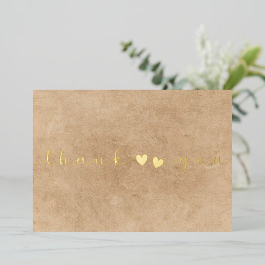 フォトスクリプミニマルトを追加素朴ありがとう 箔シーズンカード (立ち正面)