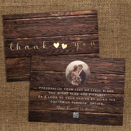 フォトスクリプミニマルトを追加素朴ありがとう 箔シーズンカード