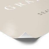 フォトスクリプモダント卒業パーティーへようこそ ポスター (コーナー)