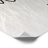 フォトスクリプモダント赤ちゃんシャワー歓迎サイン ポスター (角)