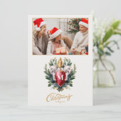 フォトスクリプモダント2024カレンダーメリークリスマス シーズンカード (スタンド正面)