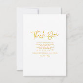 フォトスクリプ結婚ト サンキューカード (裏面)