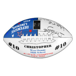 フォトスクールチャンピオンズコルバルトブルー アメリカンフットボール