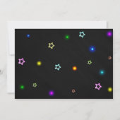 フォトスケートで滑る誕生日の招待ローラーパーティー 招待状 (裏面)