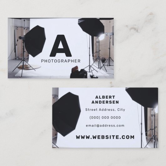 フォトスタジオセッシインスパイアョン 名刺 (正面/裏面)