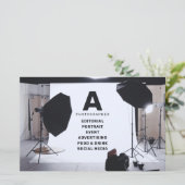 フォトスタジオ写真家フライヤー (スタンド正面)