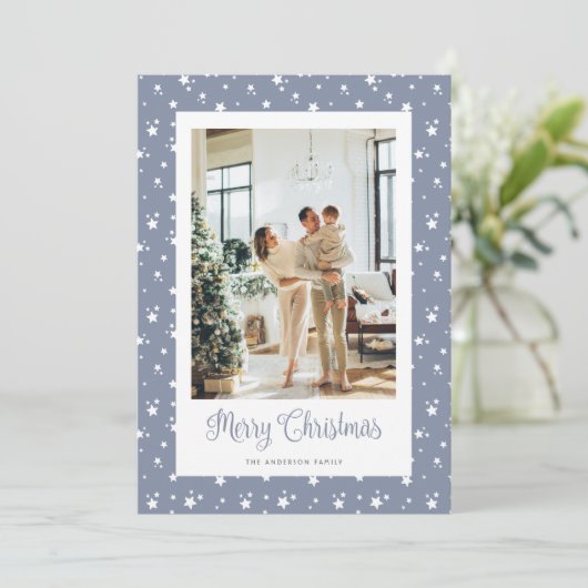 フォトスターエレガントズメリークリスマスカード シーズンカード (スタンド正面)