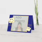 フォトスターパーソナライズされたズスマイルゴールドフォイルカード 箔シーズンカード (正面)