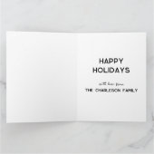 フォトスターリーススカンジナビアホリデーカード カード (内部)